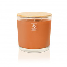 Giardino Benessere Handmade candle 4 wicks amber